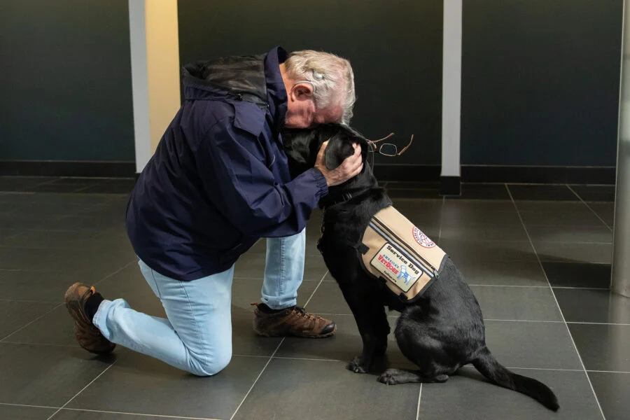 CACI International, Washington Capitals, and America’s VetDogs Team Up to Launch "Good Dogs for Great Americans"